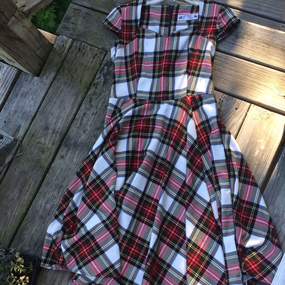 Plaid Hell Bunny Vixen dress